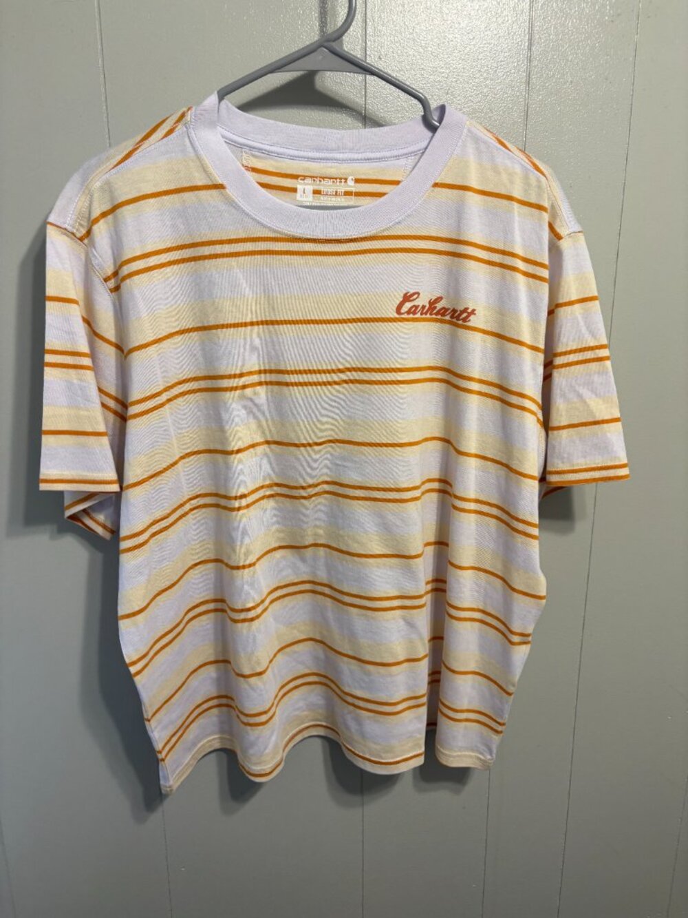 Carhartt Women's TENCEL Fiber Series Loose Fit Short-Sleeved Shirt Size Large - Picture 3 of 6